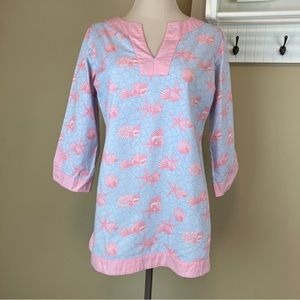 Vineyard Vines Beach Resort Cover-Up Tunic Top Women’s XS